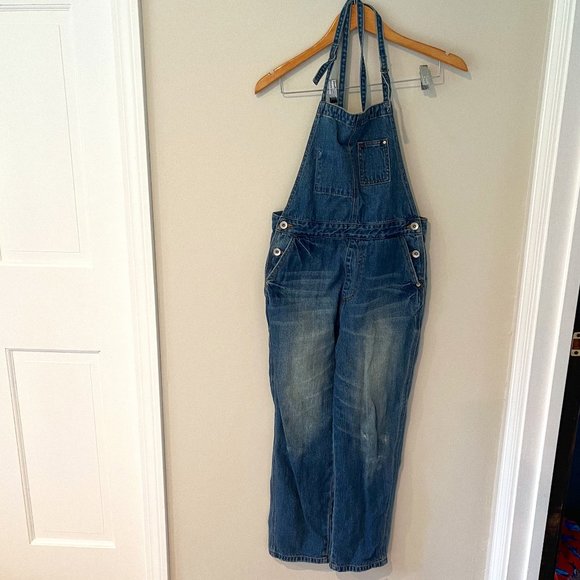 Pageboy Pants - Pageboy Japanese Brand Alicia Overalls Distressed Sized Small